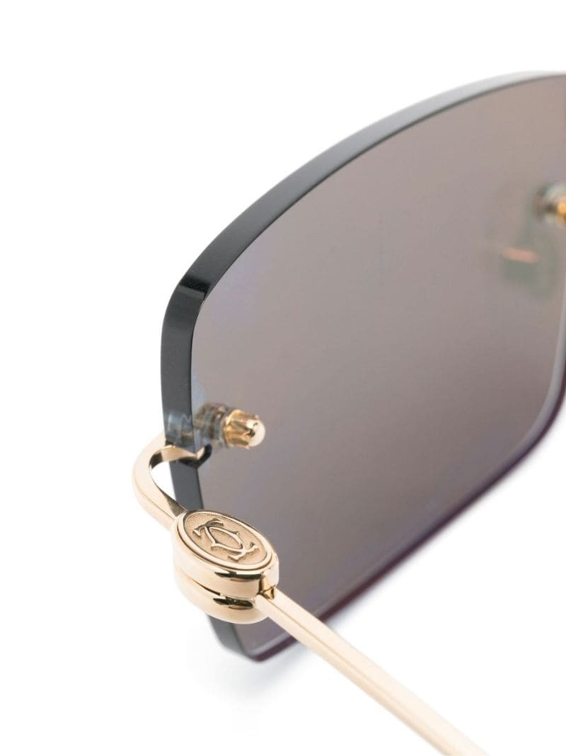 Signature C de Cartier Precious rectangular sunglasses - 3