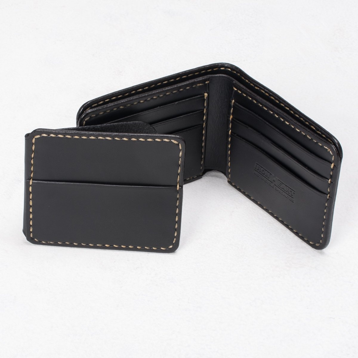 IHG-035 Calf Folding Wallet - Black or Tan - 10