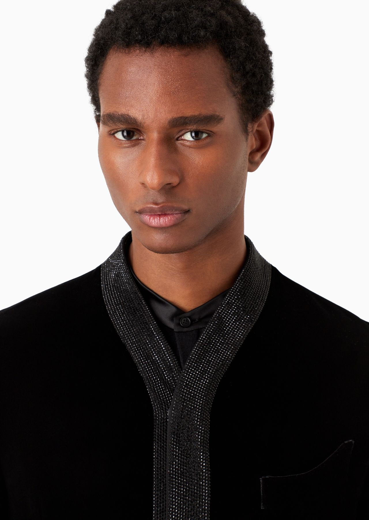 Giorgio’s single-breasted jacket in stretch velvet - 6