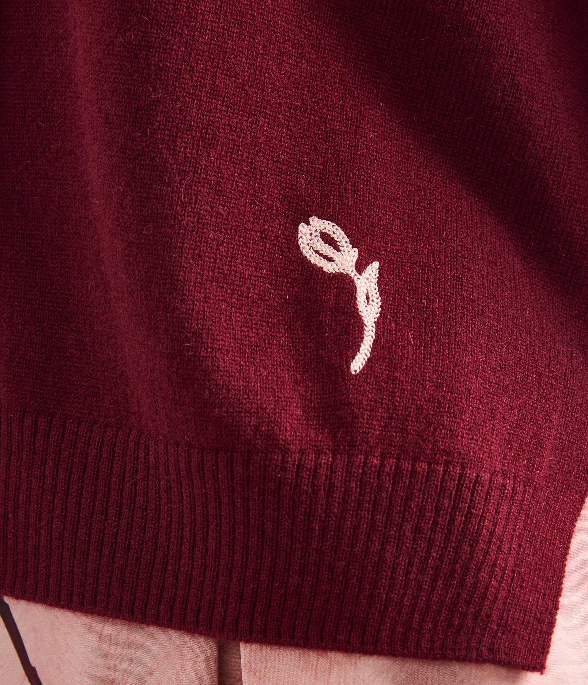 CASHMERE CREW NECK CARDIGAN - 6