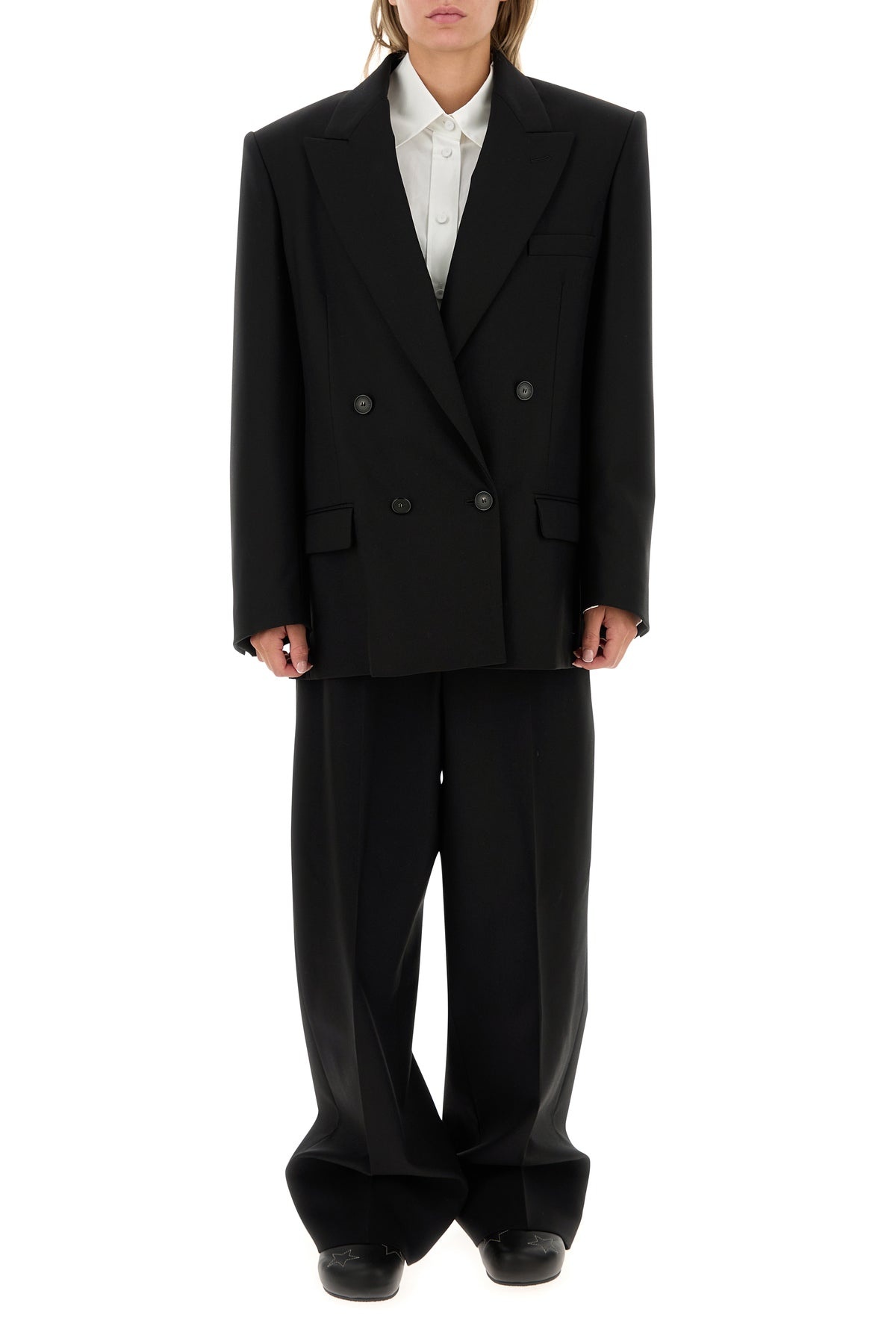 Black wool blazer - 6