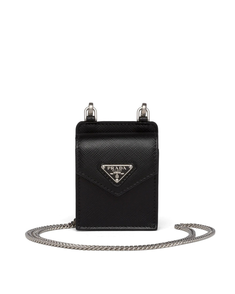 Saffiano leather earphone case 1