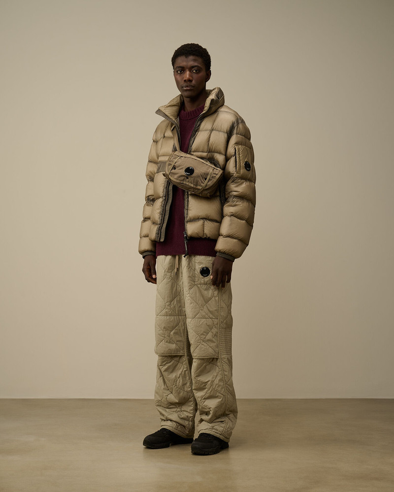 C.P. Company D.D. Shell Hooded Short Down Jacket | REVERSIBLE