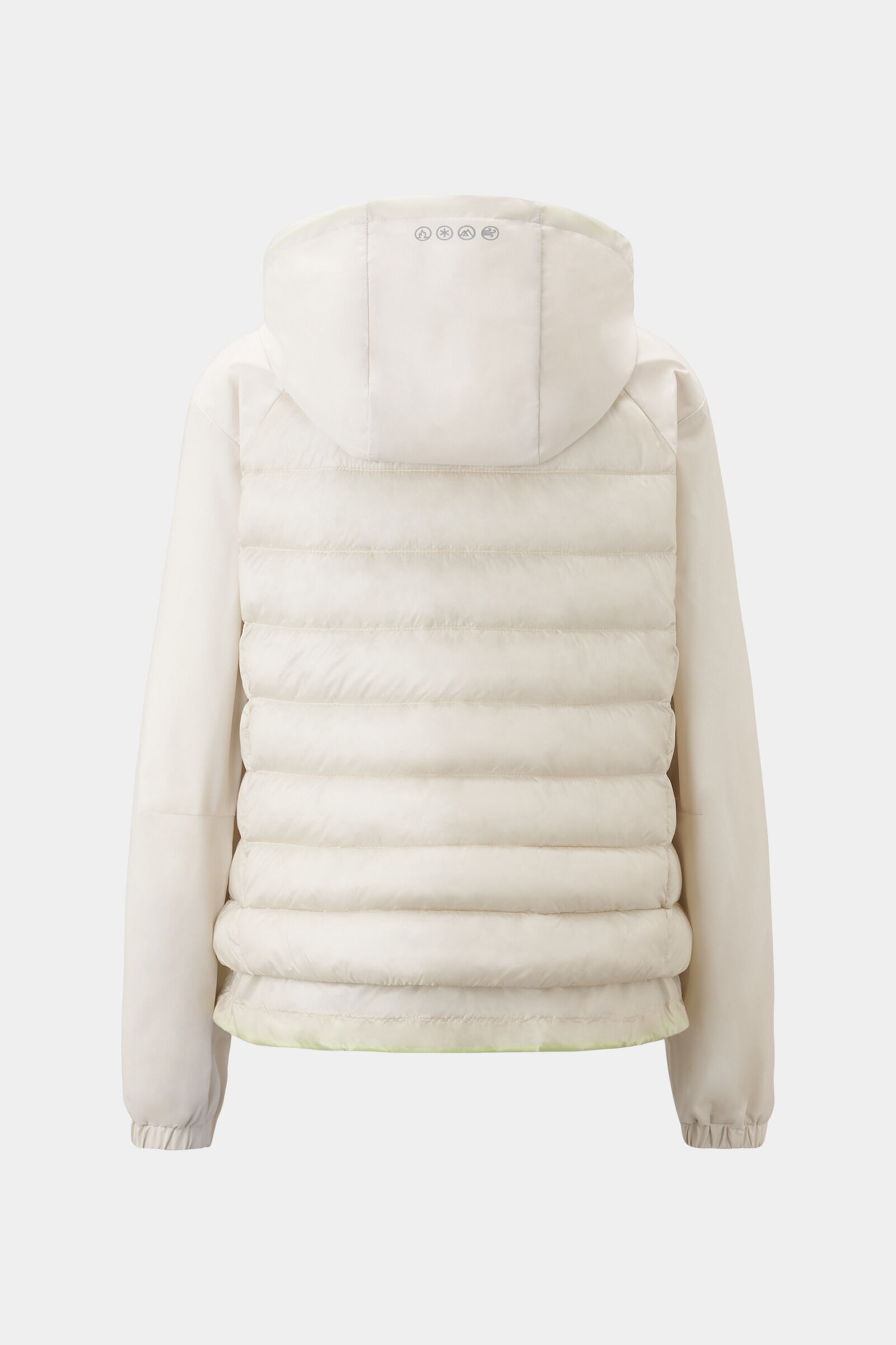 Magan hybrid quilted jacket in Sand - 9