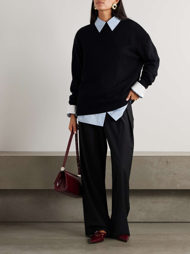 The Frankie Shop Rafaela oversized wool and cashmere-blend sweater outlook