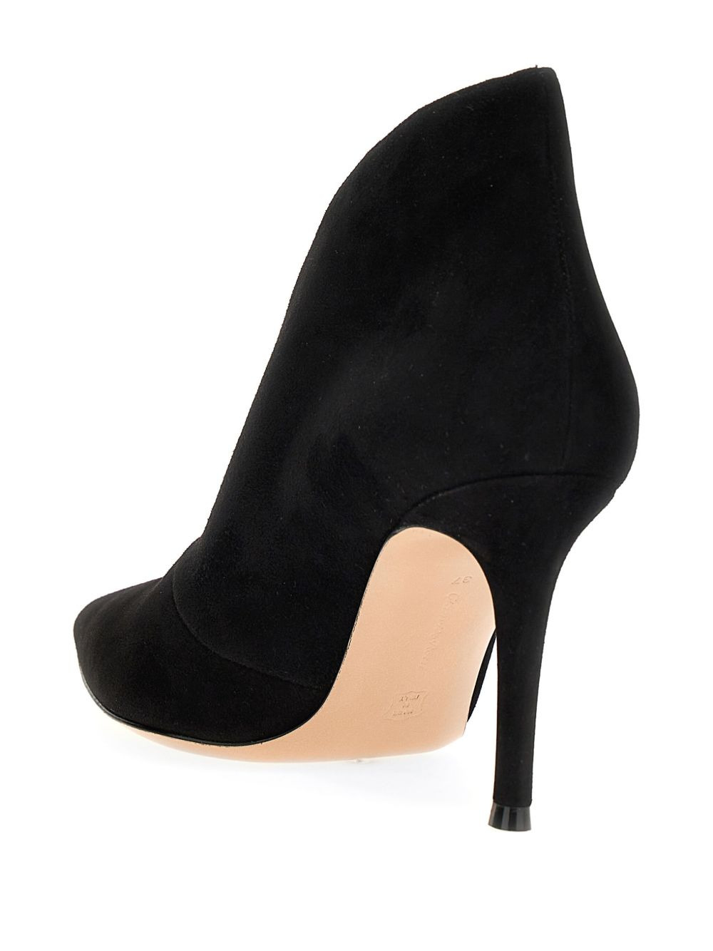 Black Suede 85 Vamp boots - 3