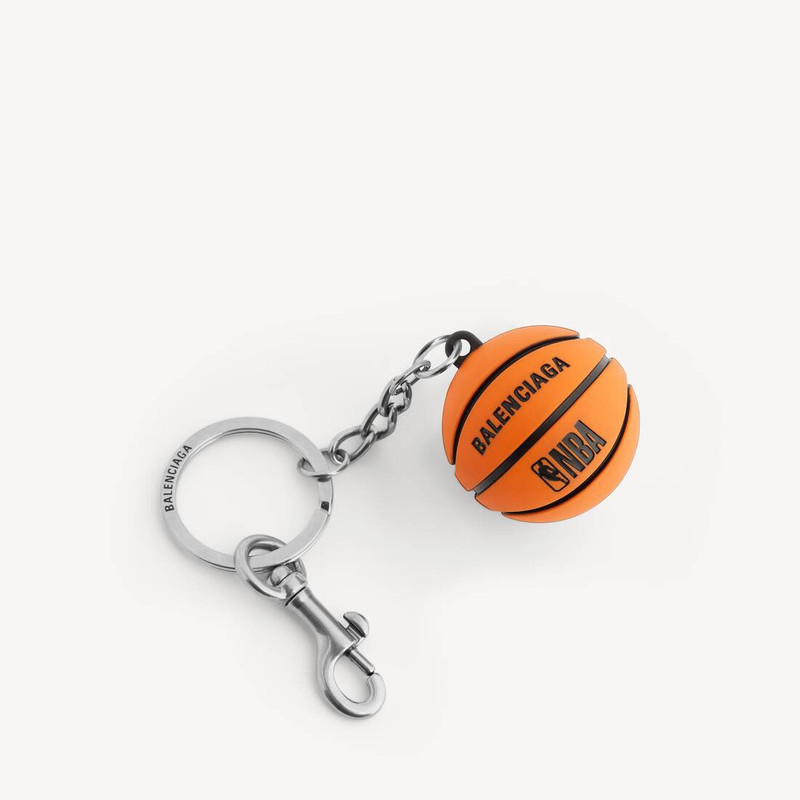 BALENCIAGA Men's Balenciaga | Nba Collaboration Charm/keychain Ball in Orange outlook
