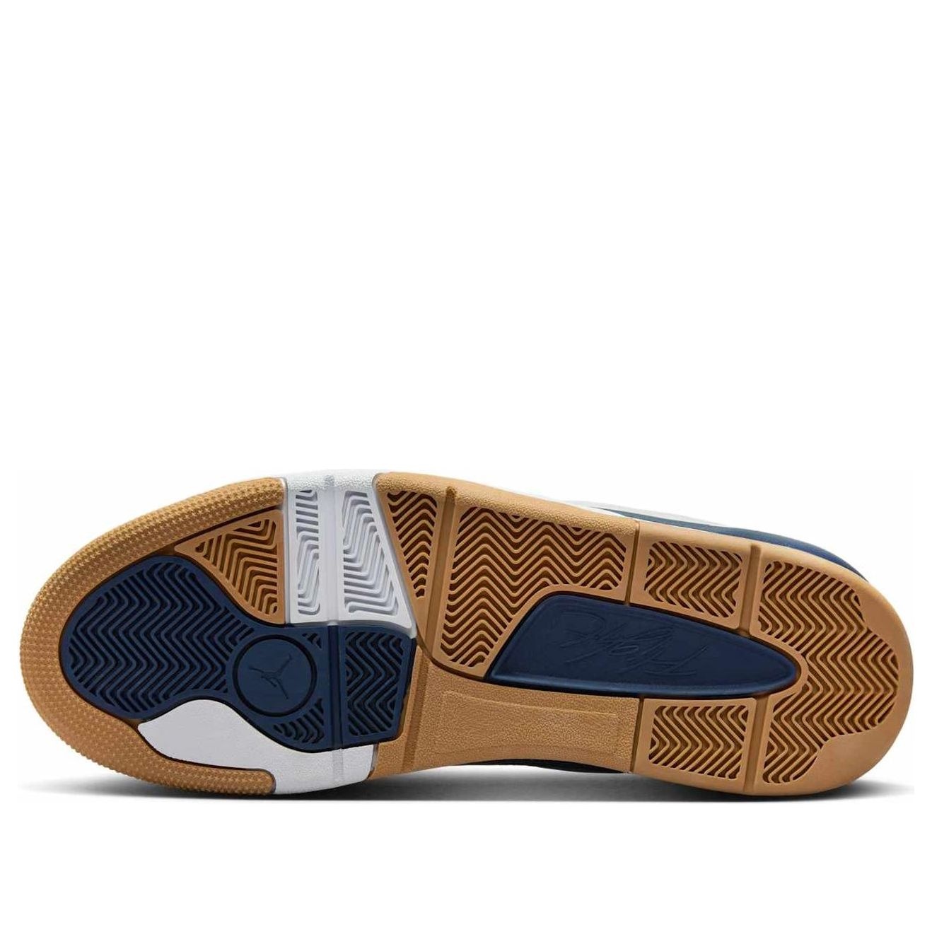 Air Jordan Flight Court 'Neutral Grey White Gum Navy' HF3255-004 - 6