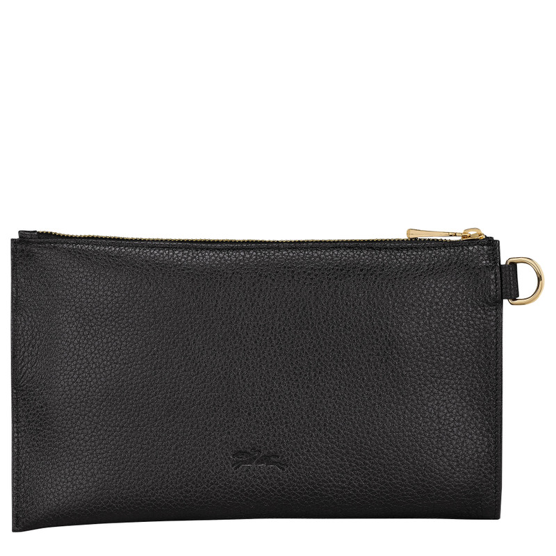 Le Foulonné Pouch Black - Leather 3