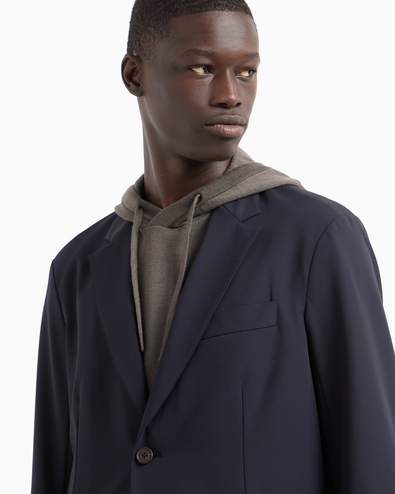 TRAVEL ESSENTIALS STRETCH-NYLON SINGLE-BREASTED BLAZER - 5