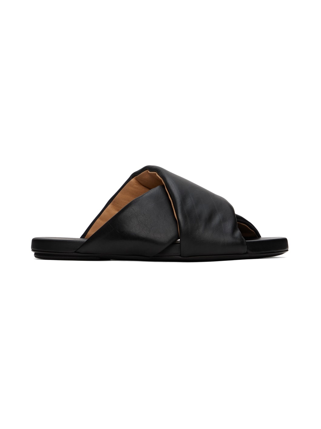 Black Spanciata Sandals - 1