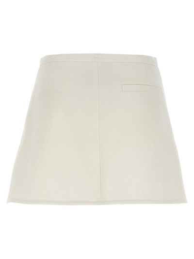 courrèges Crepe Skirt Skirts White outlook