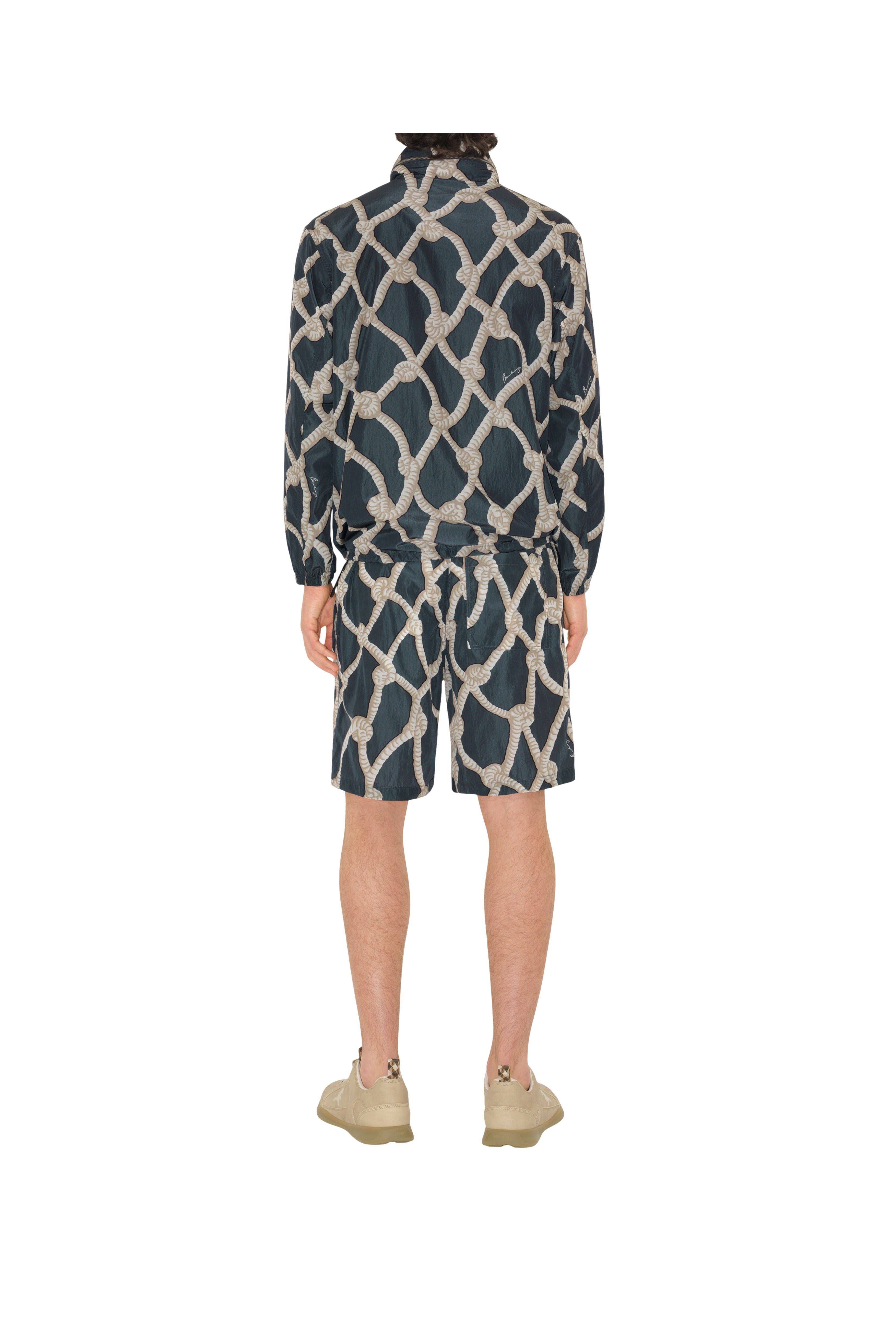 burberry Knot Nylon Jacket in Magnet at Nordstrom - 4