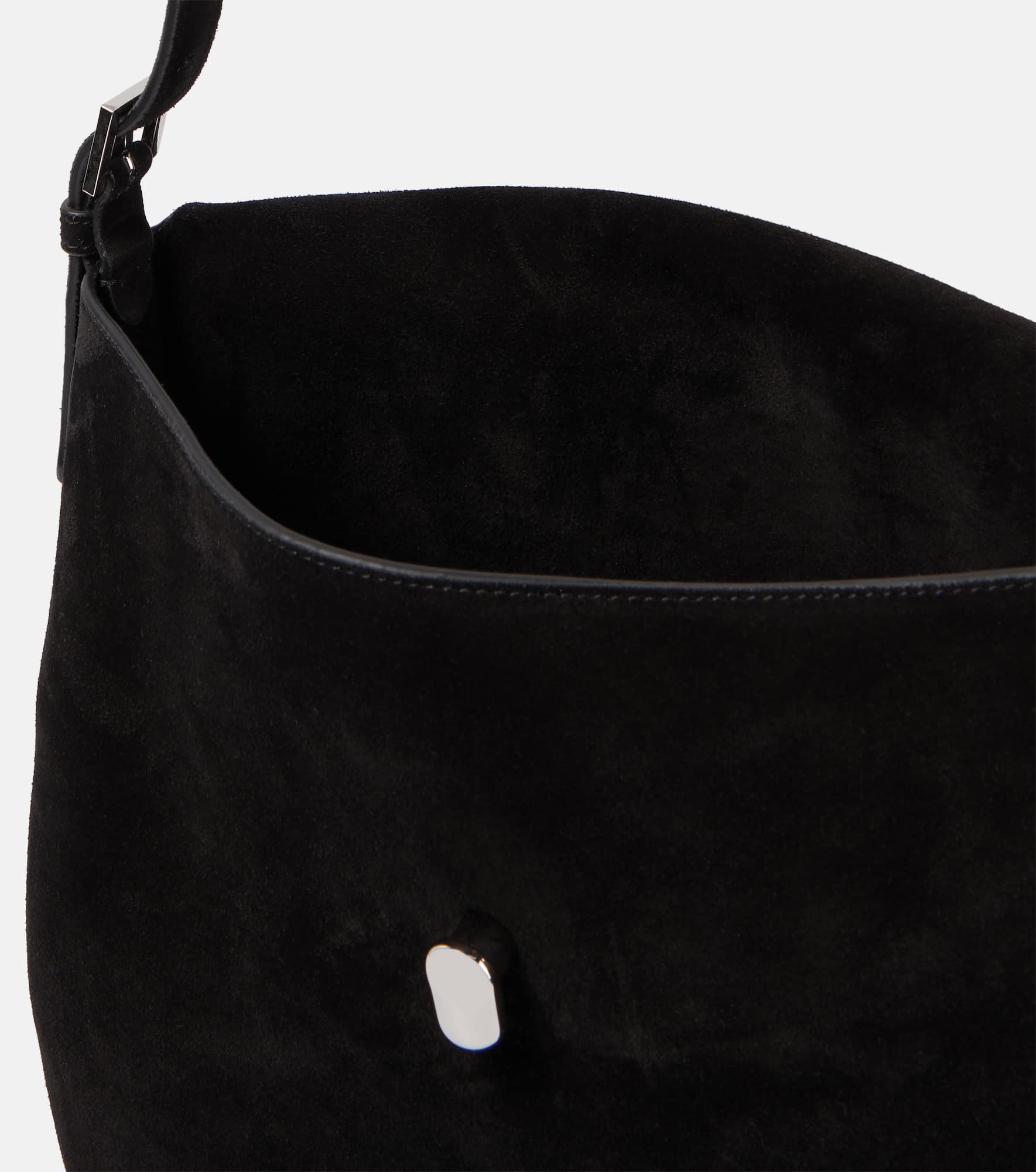 Tondo Large suede shoulder bag - 3