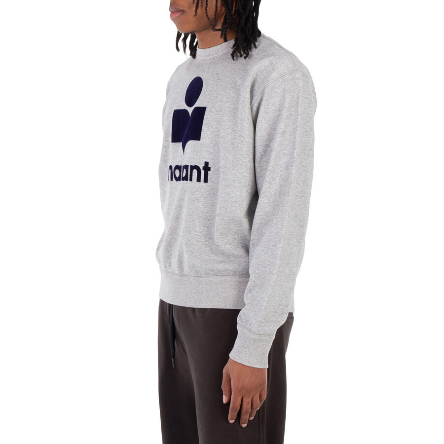 Isabel Marant Men's Grey / Midnight Mikoy Fleece Sweatshirt - 2