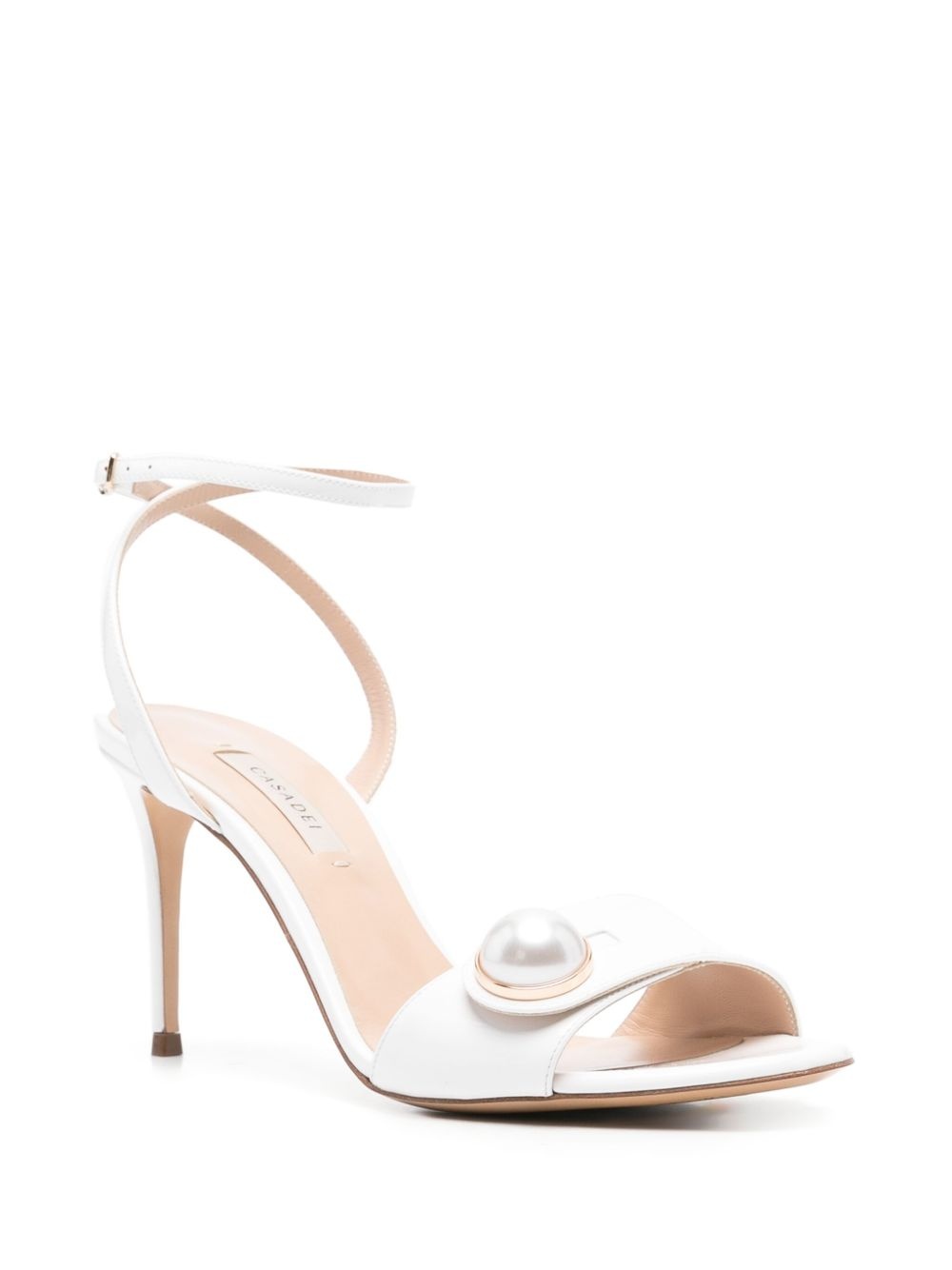 90mm leather sandals - 2