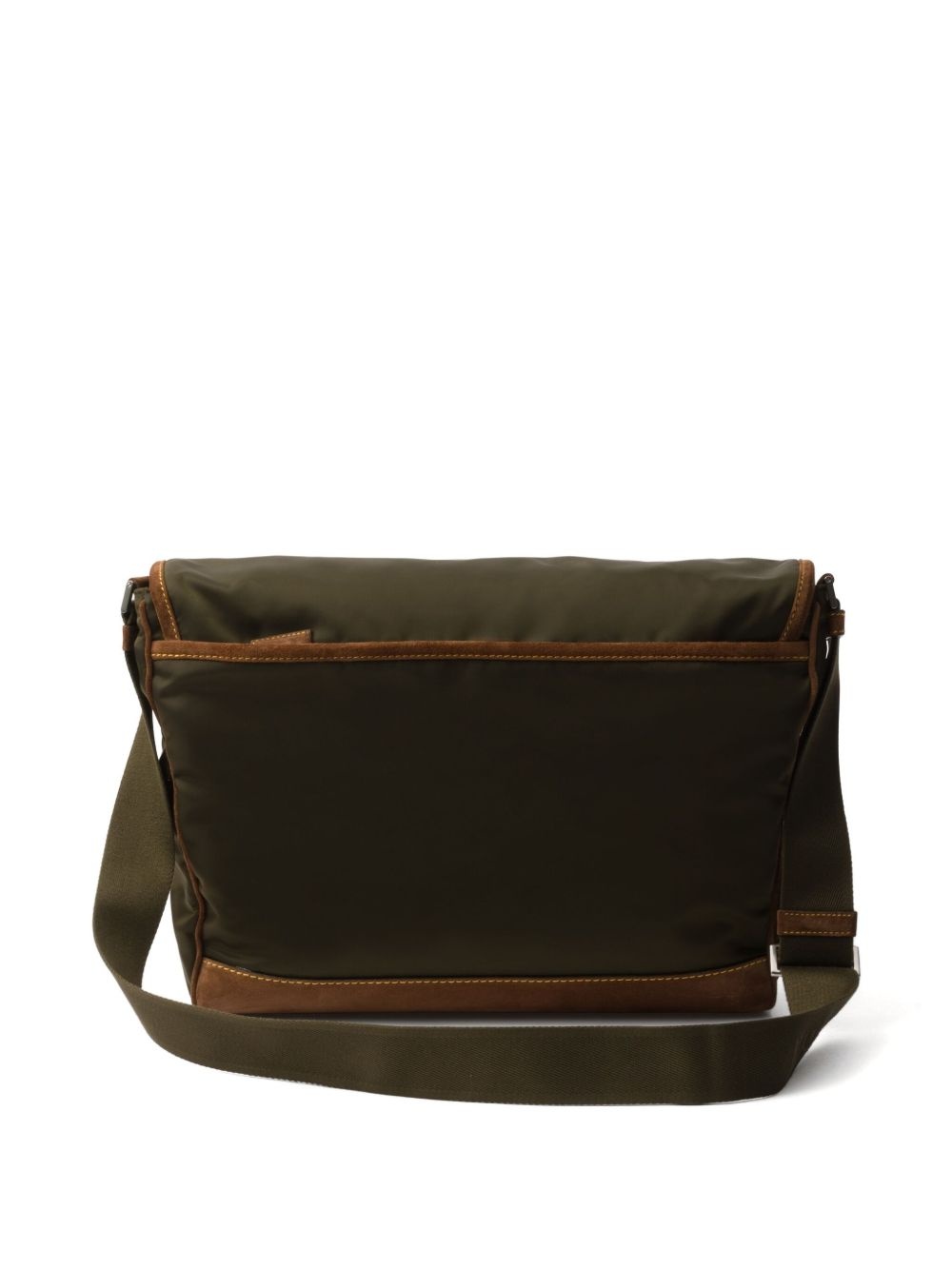 large triangle-logo messenger bag - 4