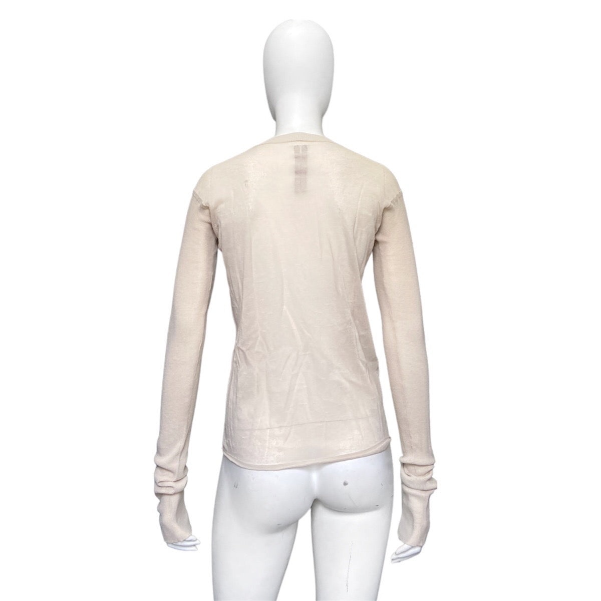 Rick owens ss14 sheer cotton top M - 3