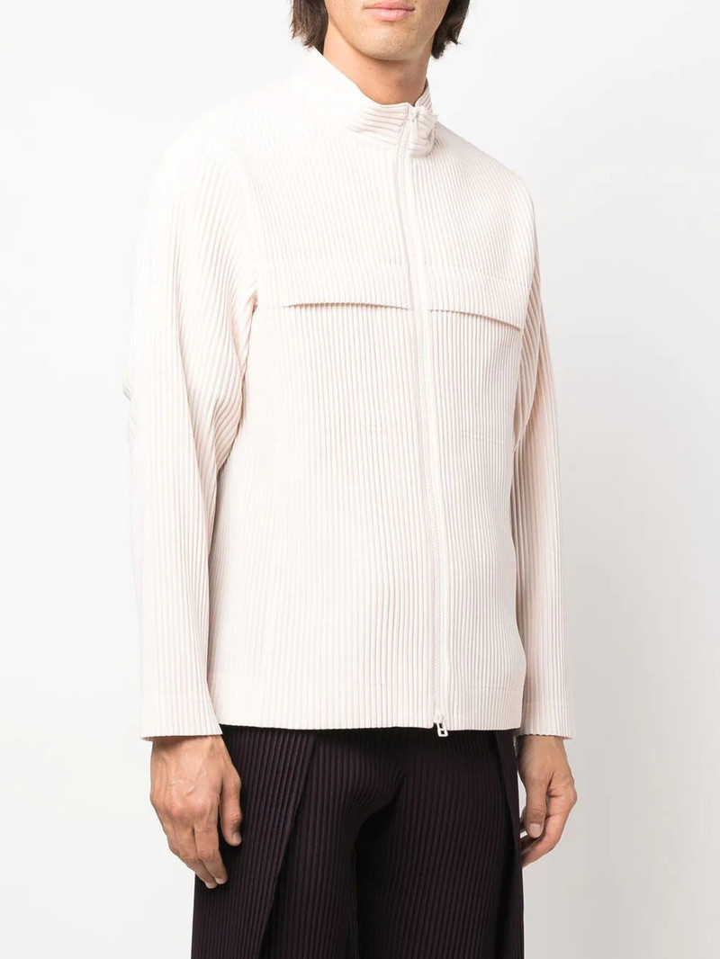 ZIPPED JACKET - PINK IVORY 3