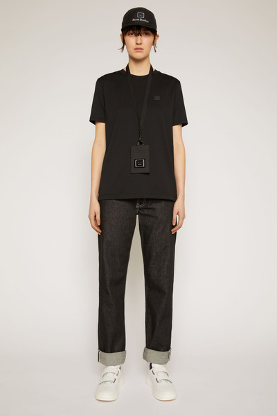 Acne Studios Crew neck t-shirt black outlook