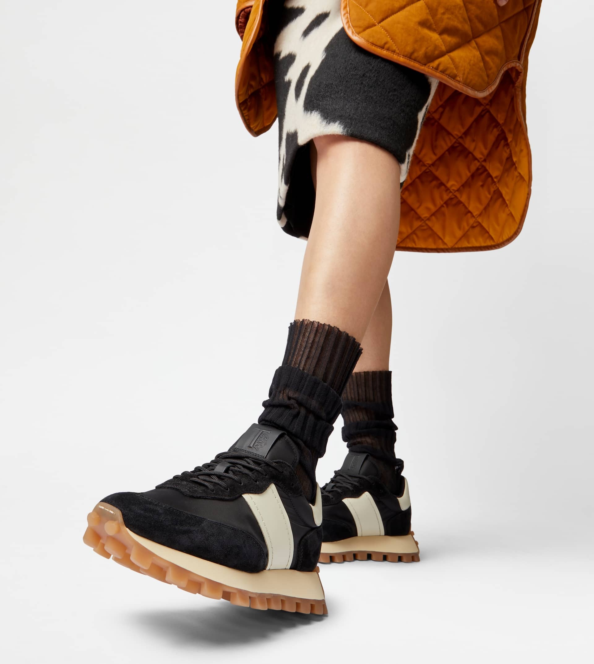 SNEAKERS TOD'S 1T IN SUEDE AND FABRIC - 2