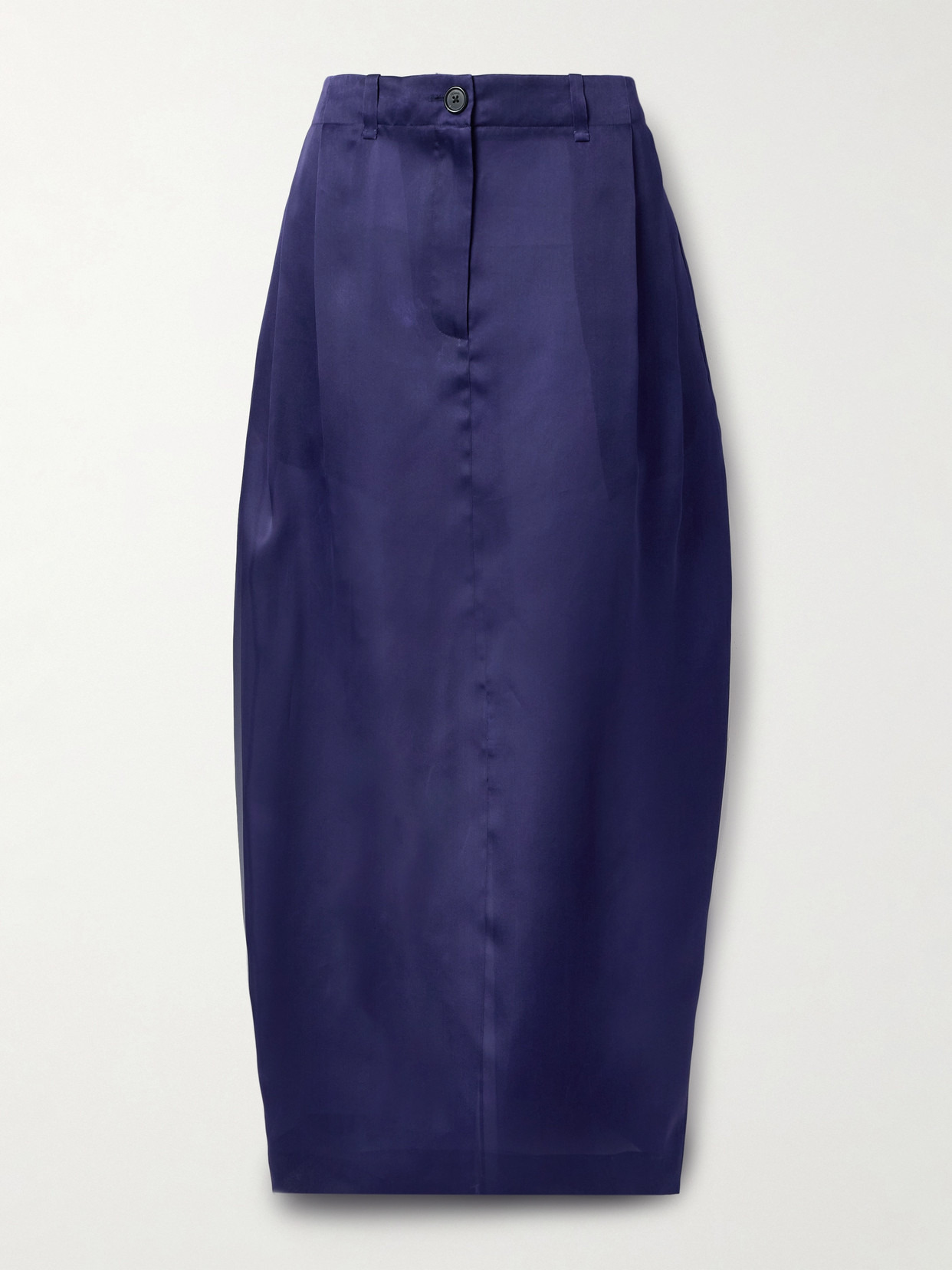 Lucian Pleated Silk-organza Maxi Skirt - 1
