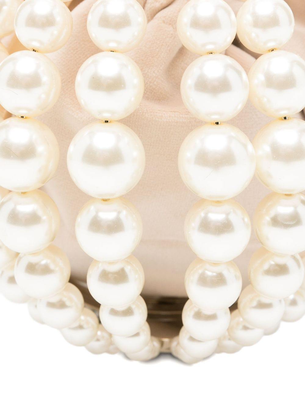 pearl-embellished sphere mini bag - 3