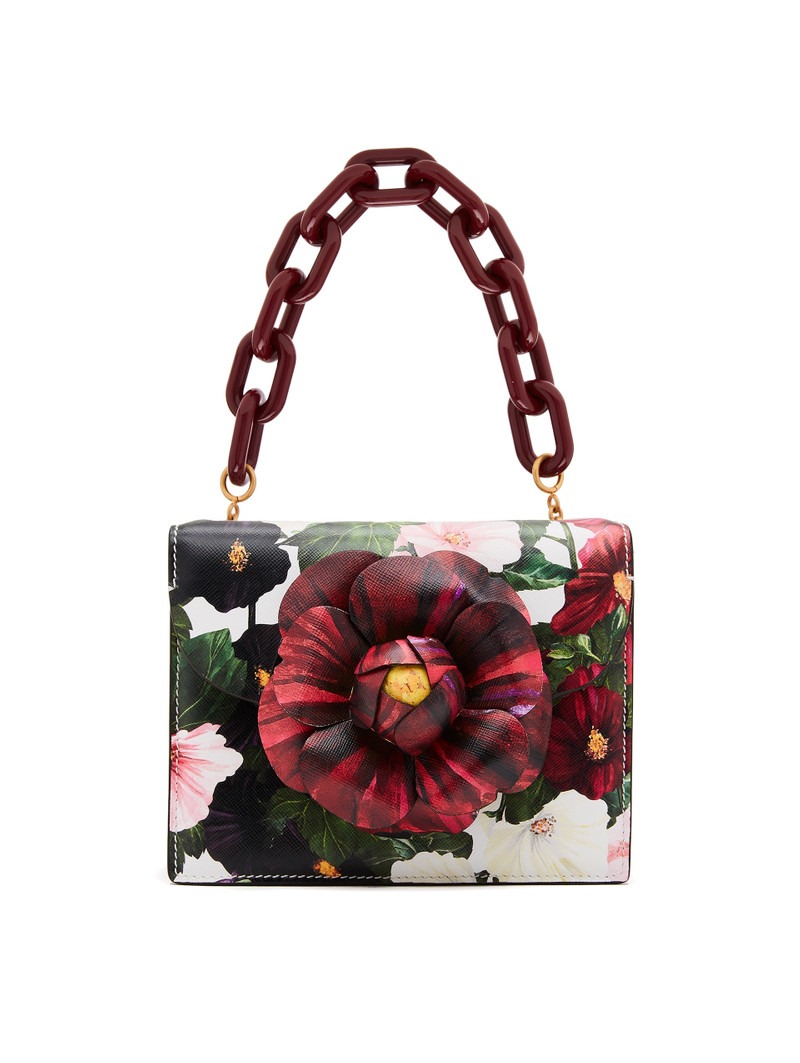 HOLLYHOCKS PRINTED MINI TRO BAG 3
