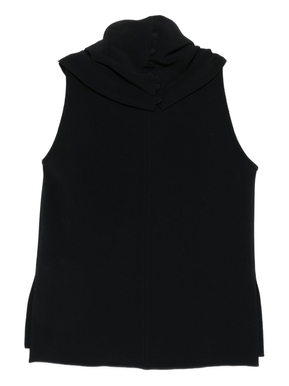 cowl-neck tank top - 2