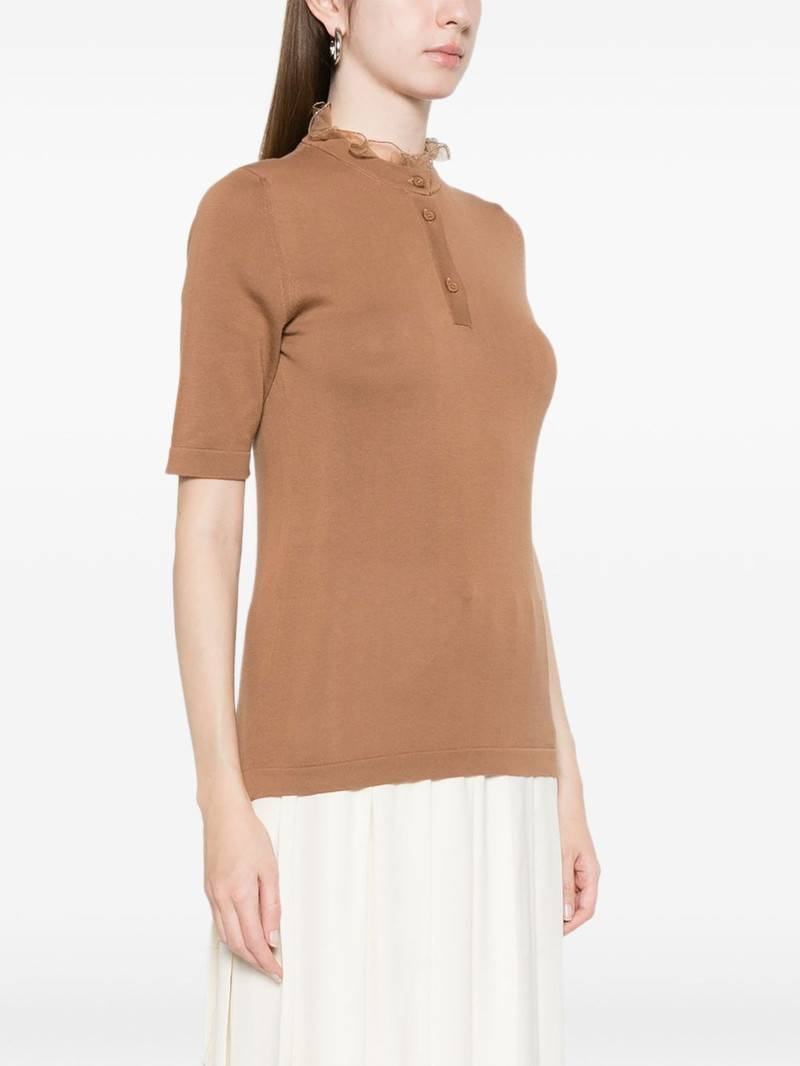 ruffled buttoned T-shirt 3
