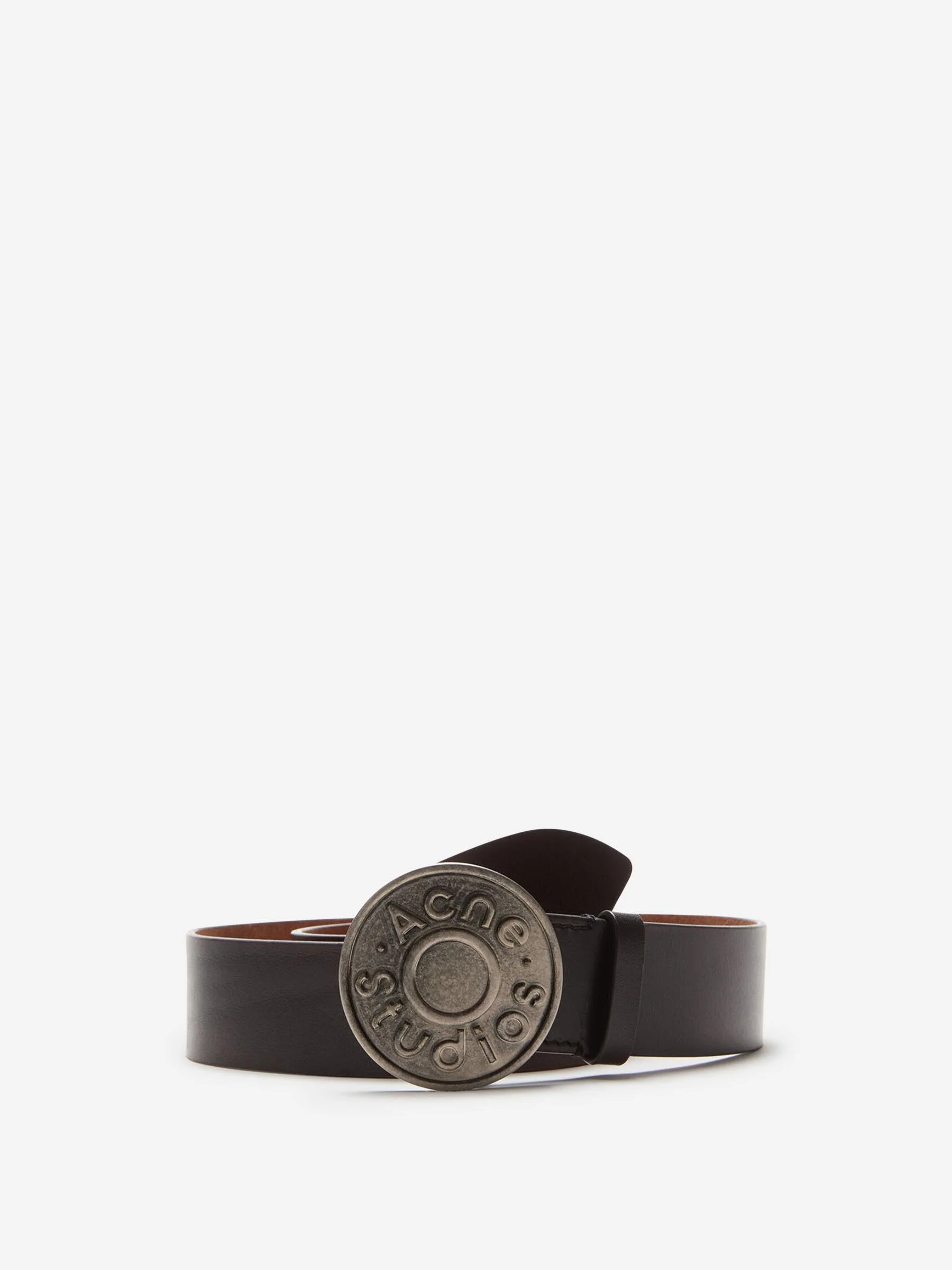 LEATHER BELT WITH LOGO - 1
