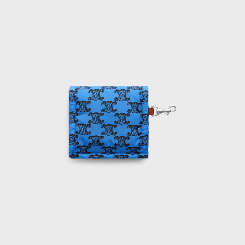 KEYRING CARD HOLDER CELINE PADDED IN NYLON AND CALFSKIN 3