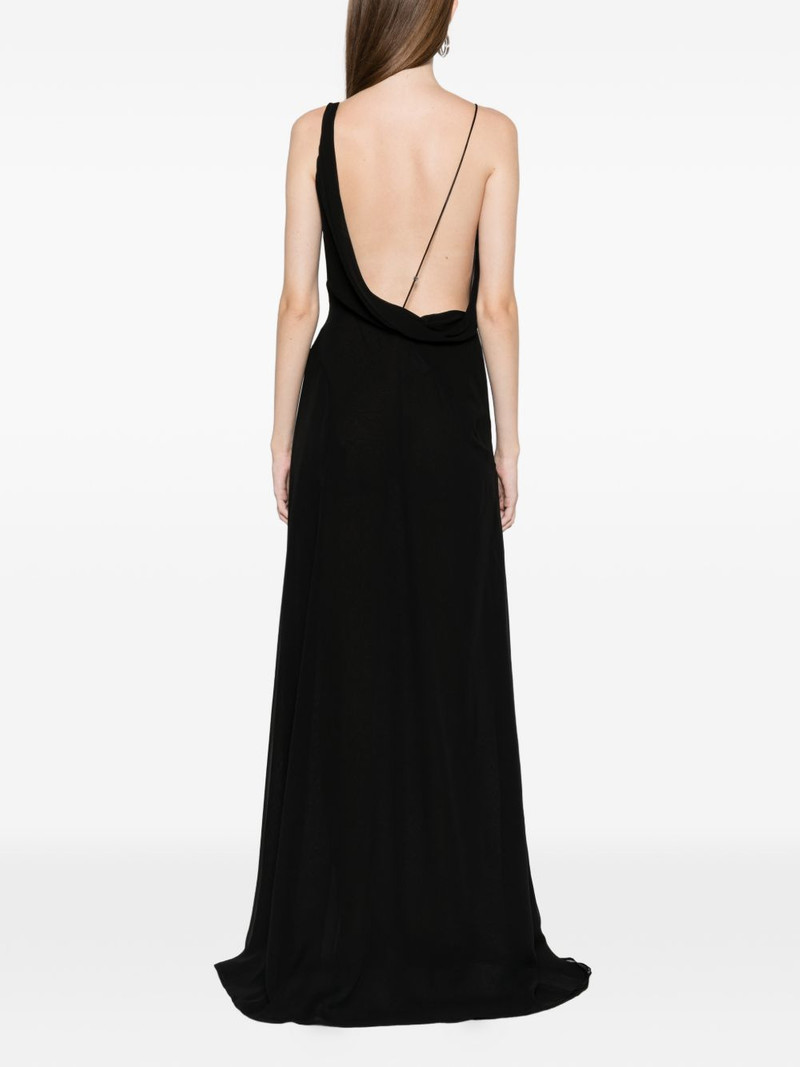 cowl-neck slit maxi dress 4