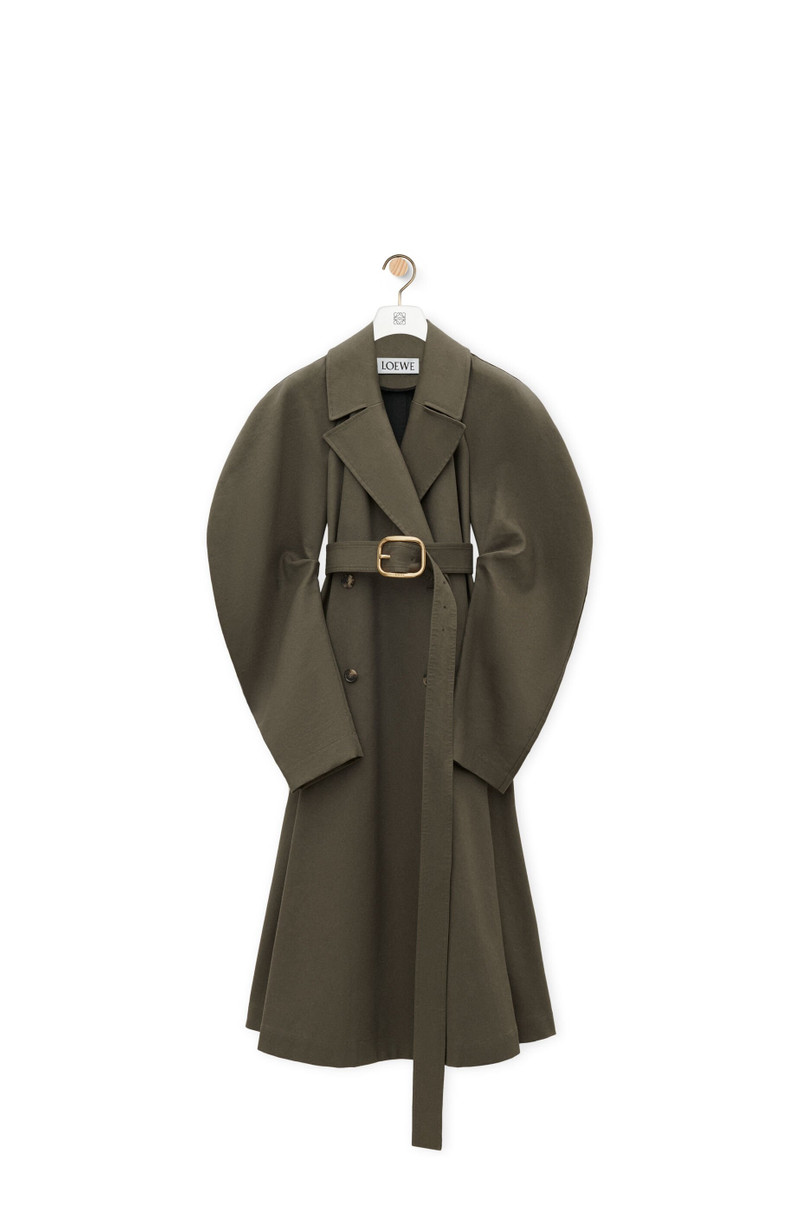 Trench coat in cotton 1