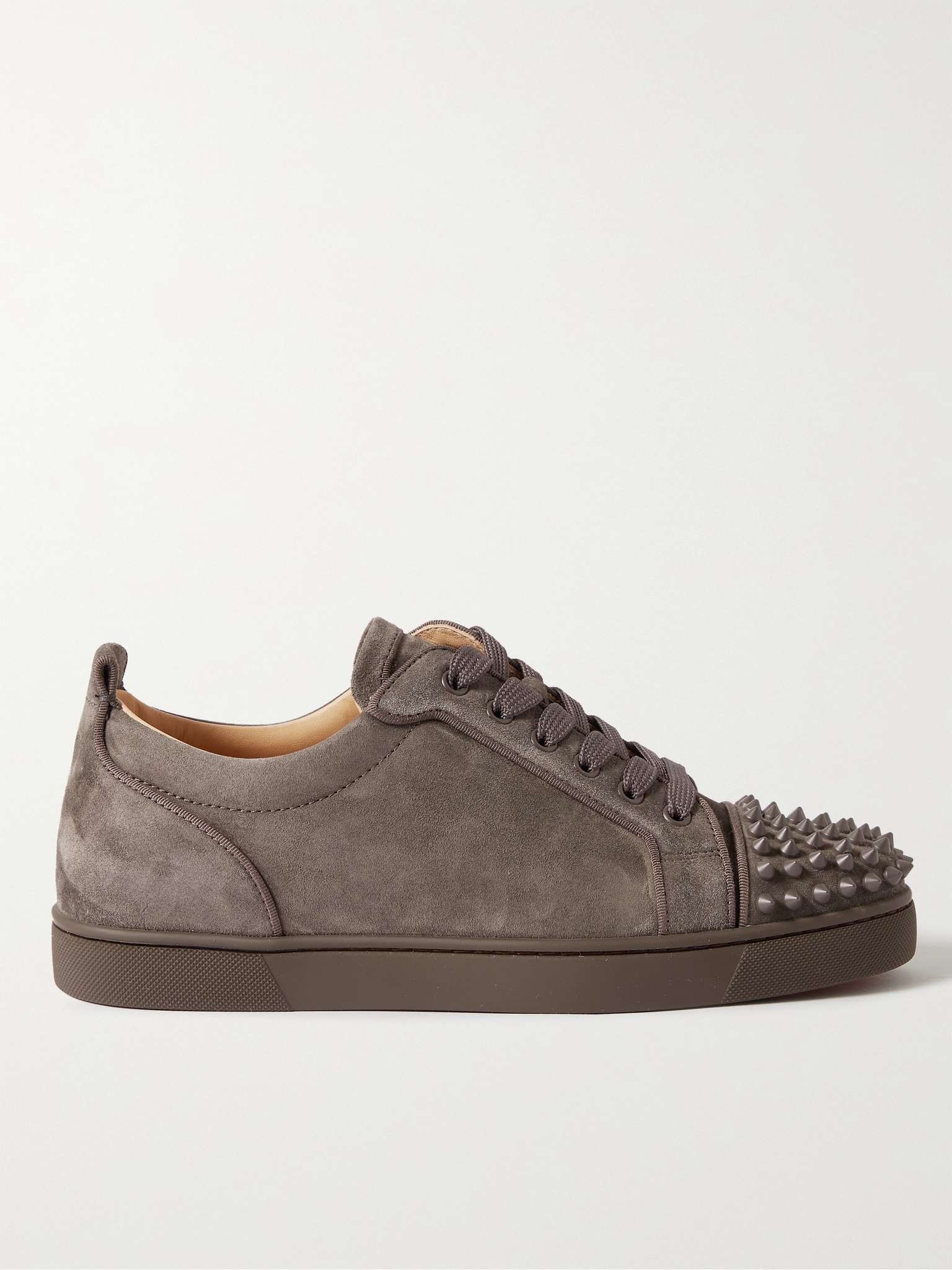 Louis Junior Spikes Cap-Toe Suede Sneakers - 1