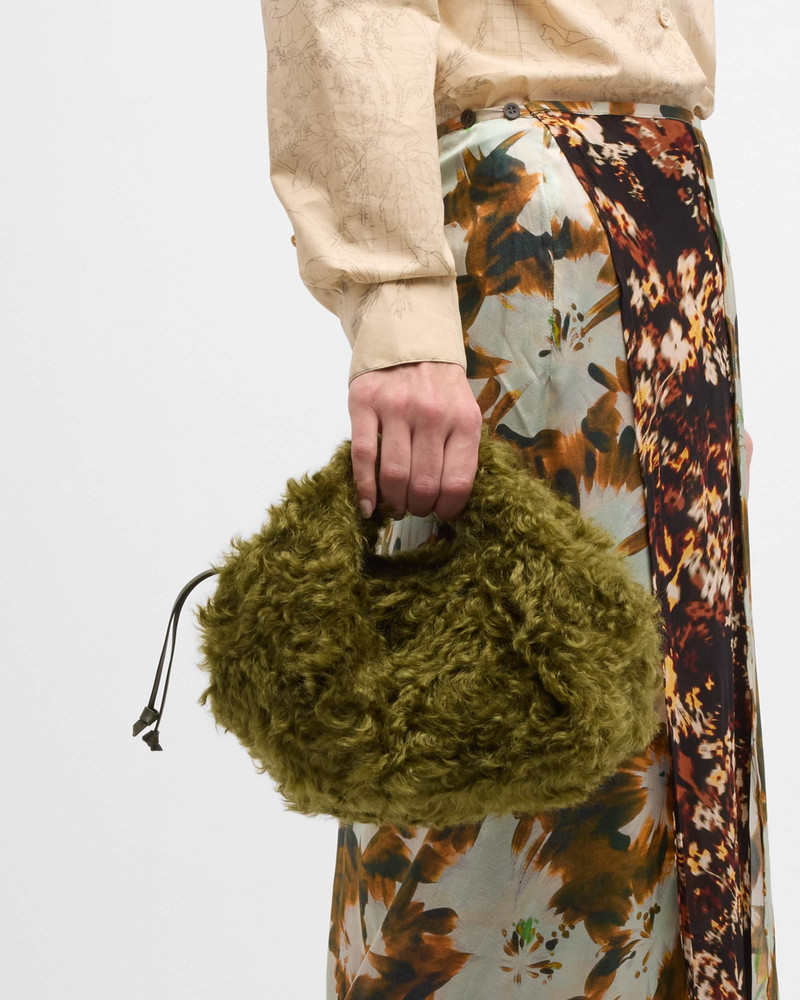 Twister Faux-Fur Top-Handle Bag 4