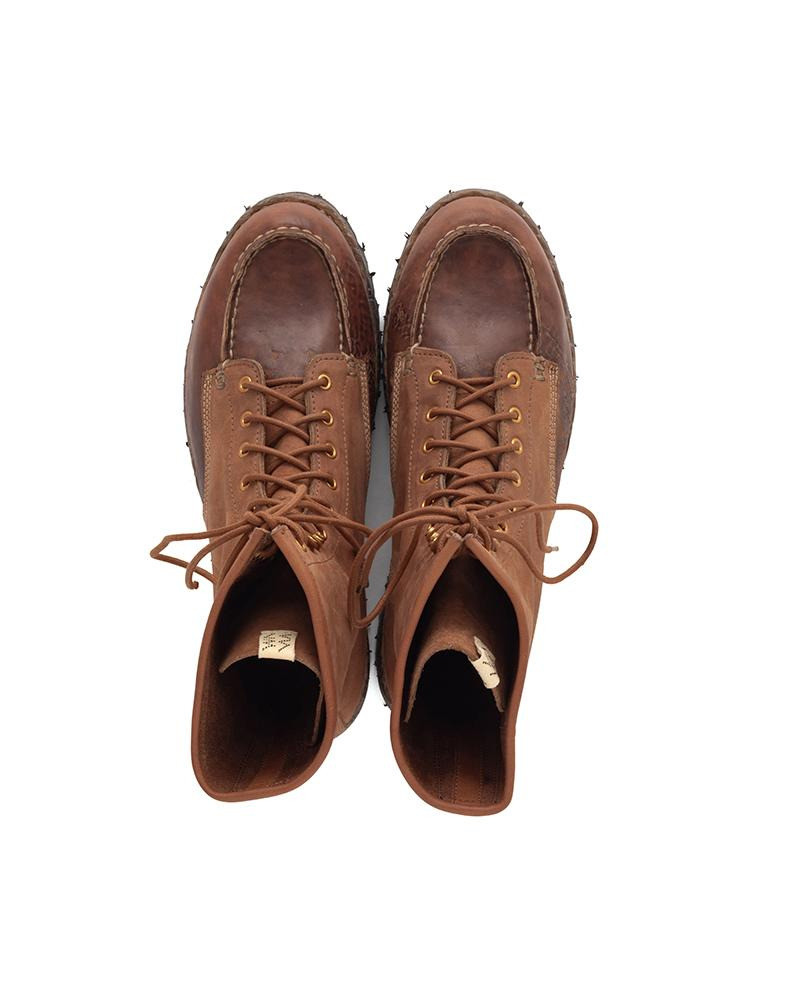 visvim SCOUT MOC BOOTS-FOLK BROWN outlook