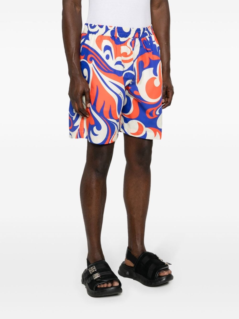 Palms Beach Waves cotton shorts - 3