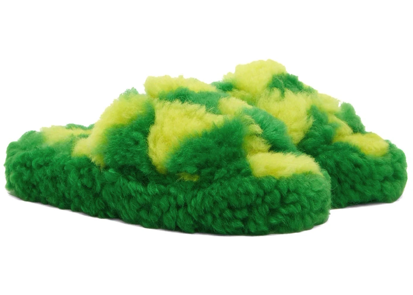 Bottega Veneta Teddy Sandal Green Yellow (Women's) - 2