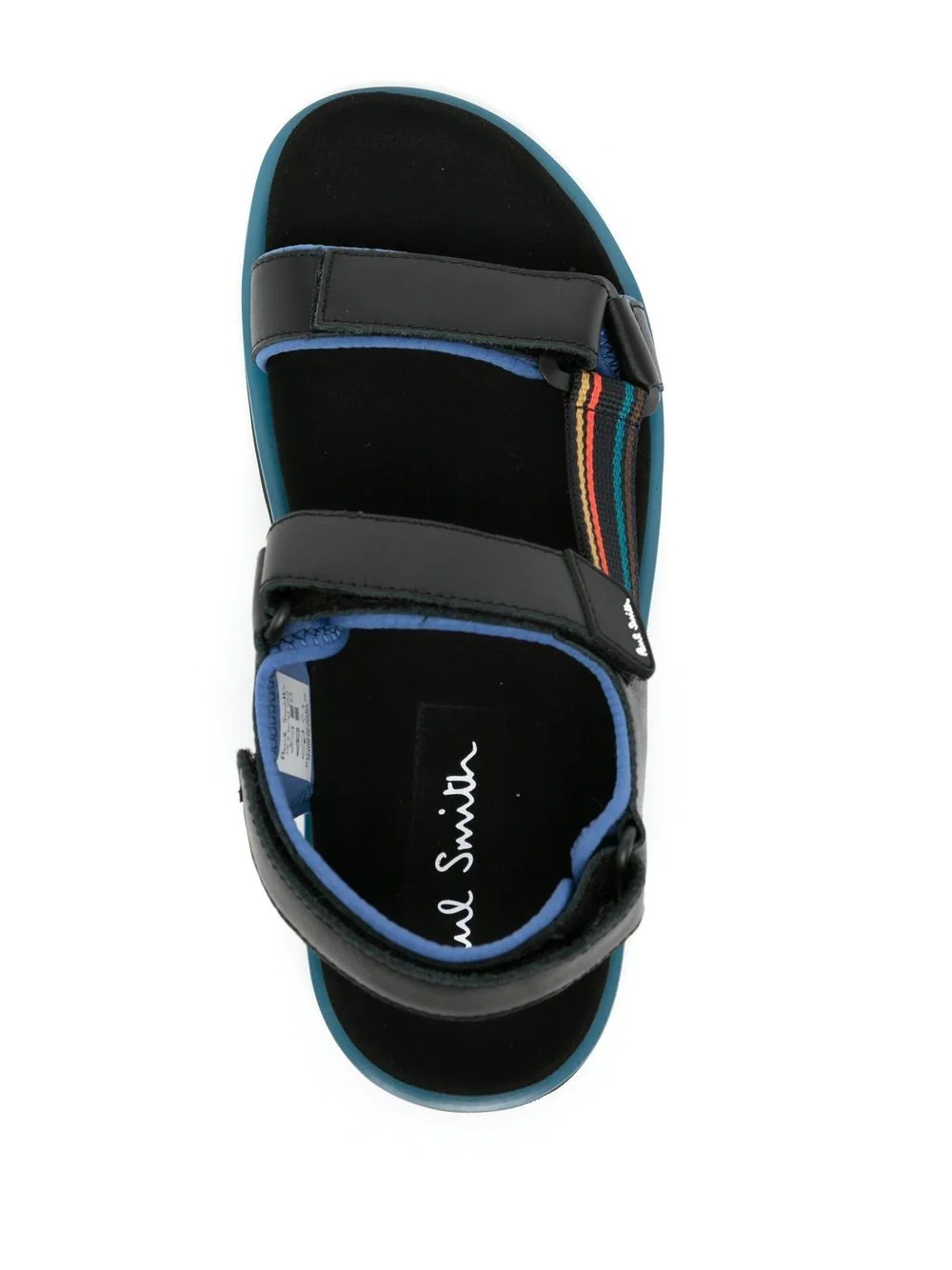logo-print touch-strap sandals - 4