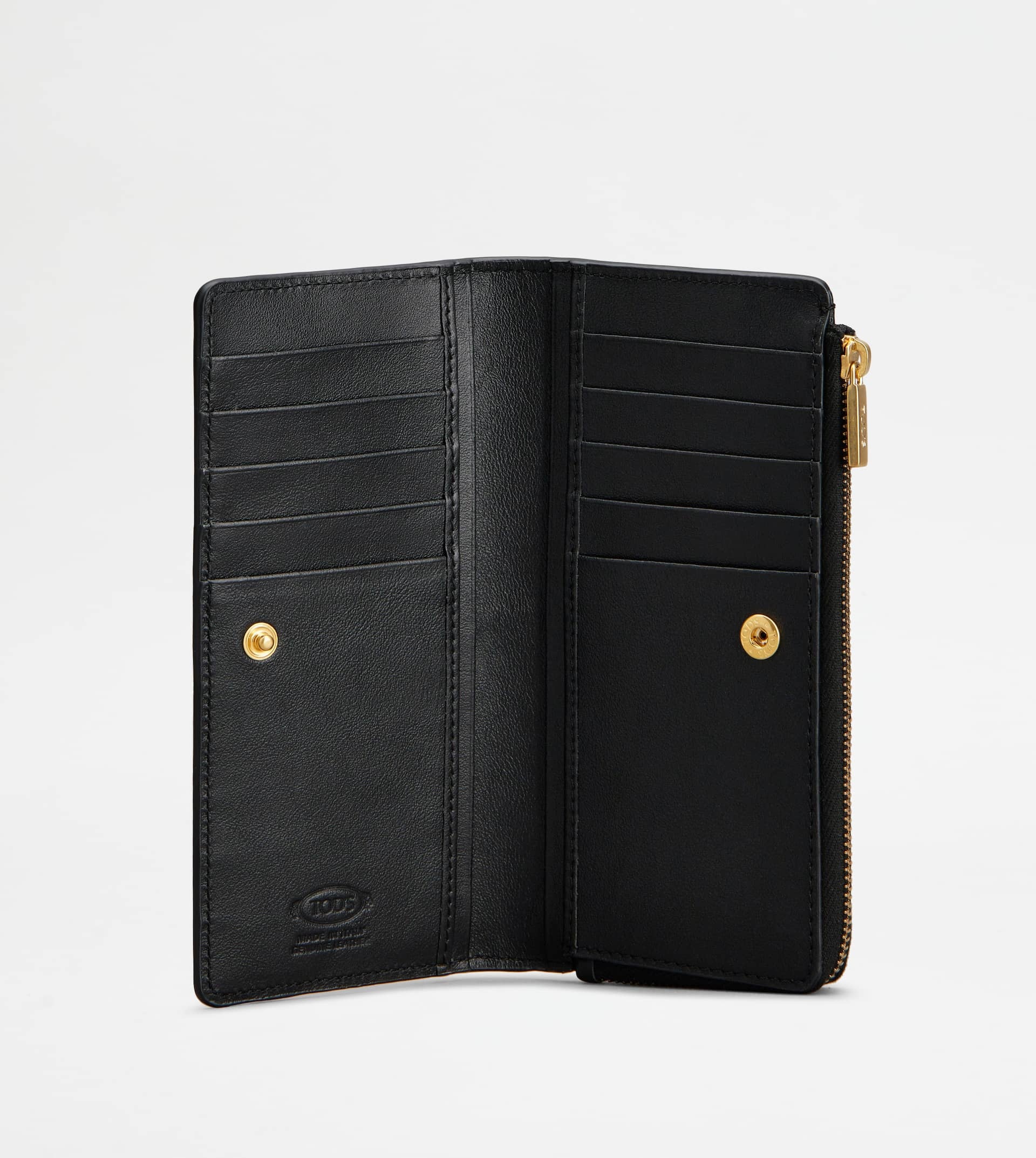 T TIMELESS WALLET IN LEATHER - WHITE, BLACK - 2