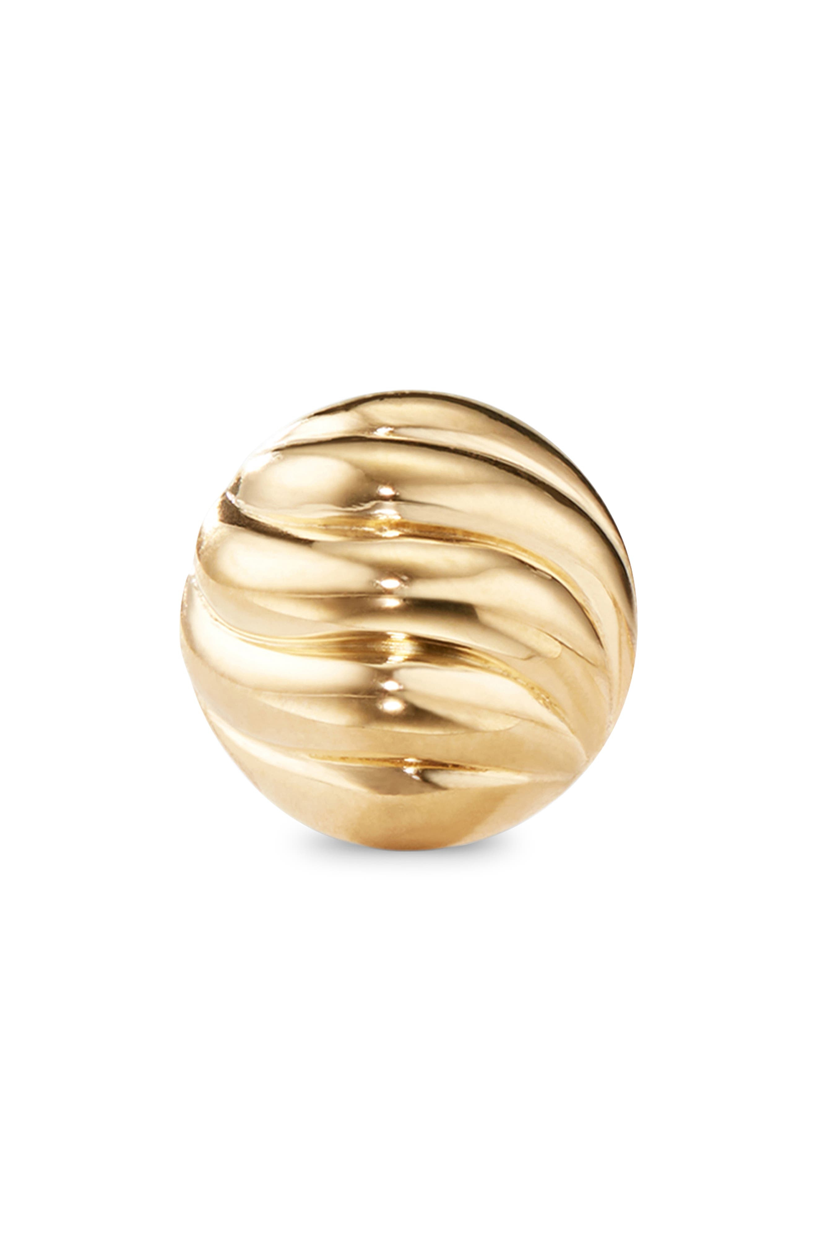 David Yurman 'Sculpted Cable' Stud Earring in Gold at Nordstrom - 5