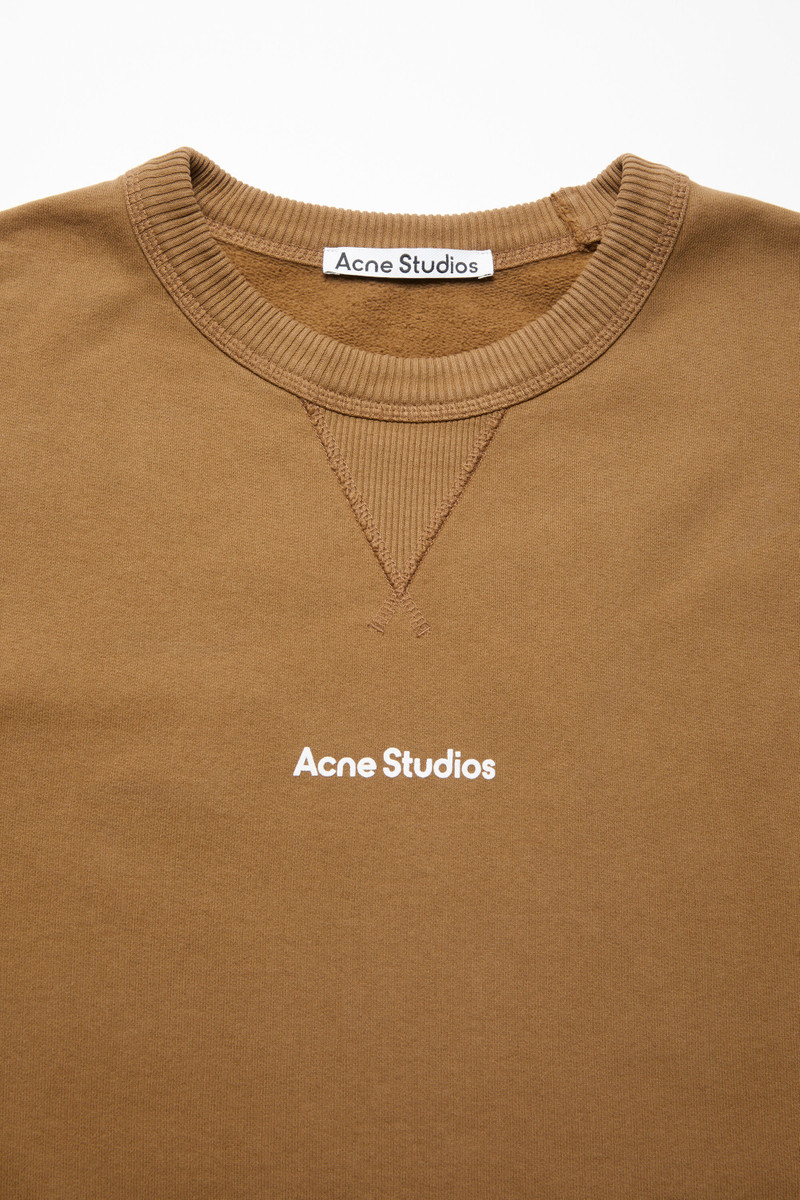 Stamp logo sweater - Mud beige 5