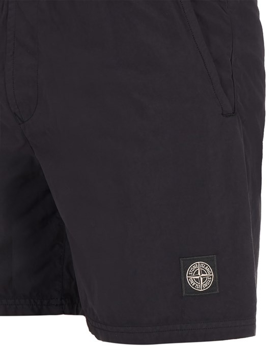 B0946 BRUSHED NYLON_GARMENT DYED BLACK - 3