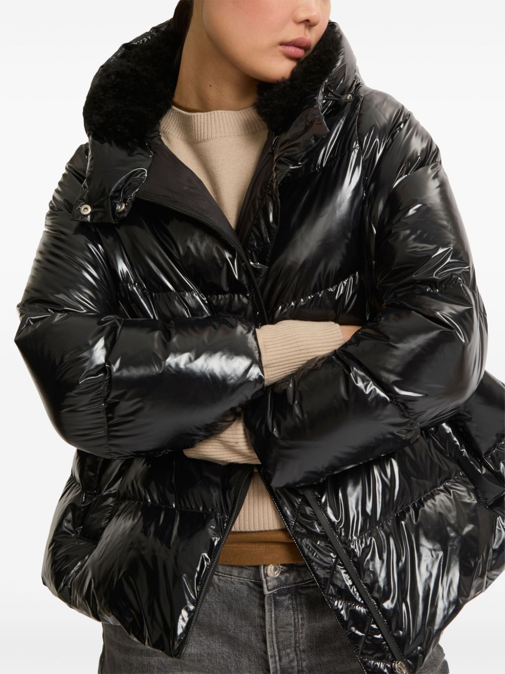 duck-down padded jacket - 5