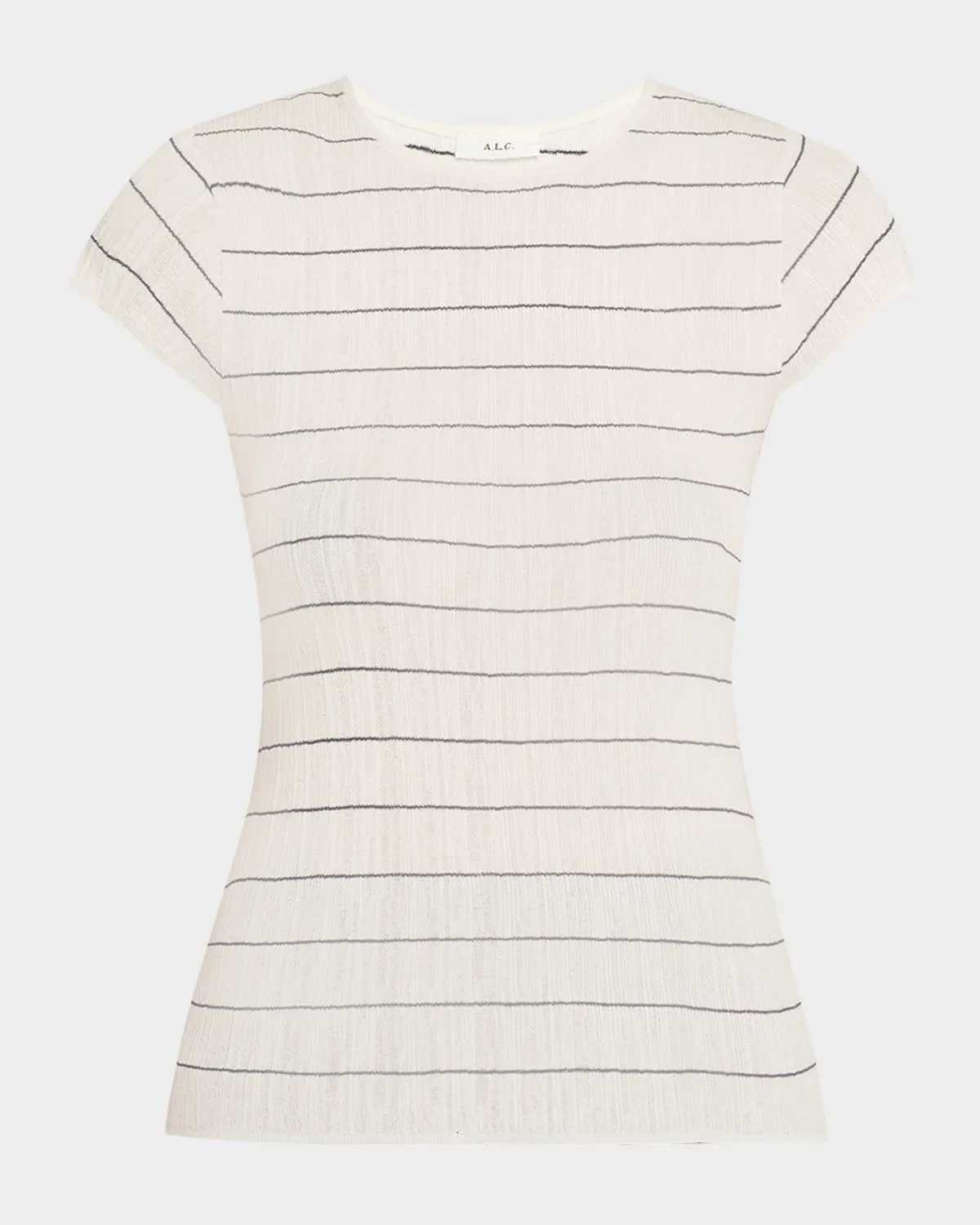Sam Stripe Crewneck Tee - 1