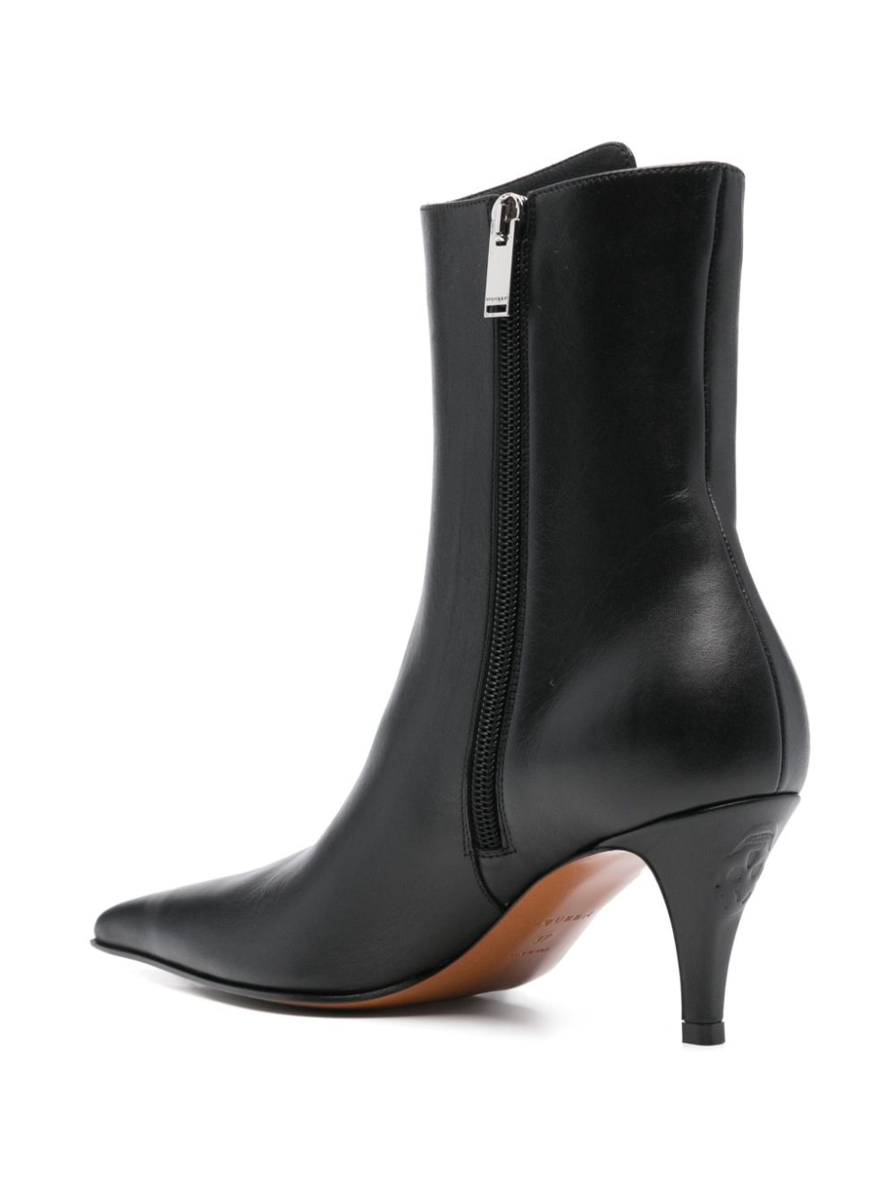 80mm leather boots - 3