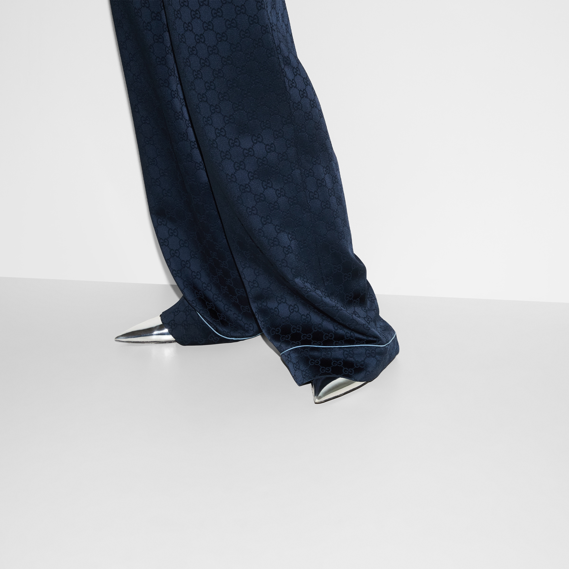 GG satin pants - 5