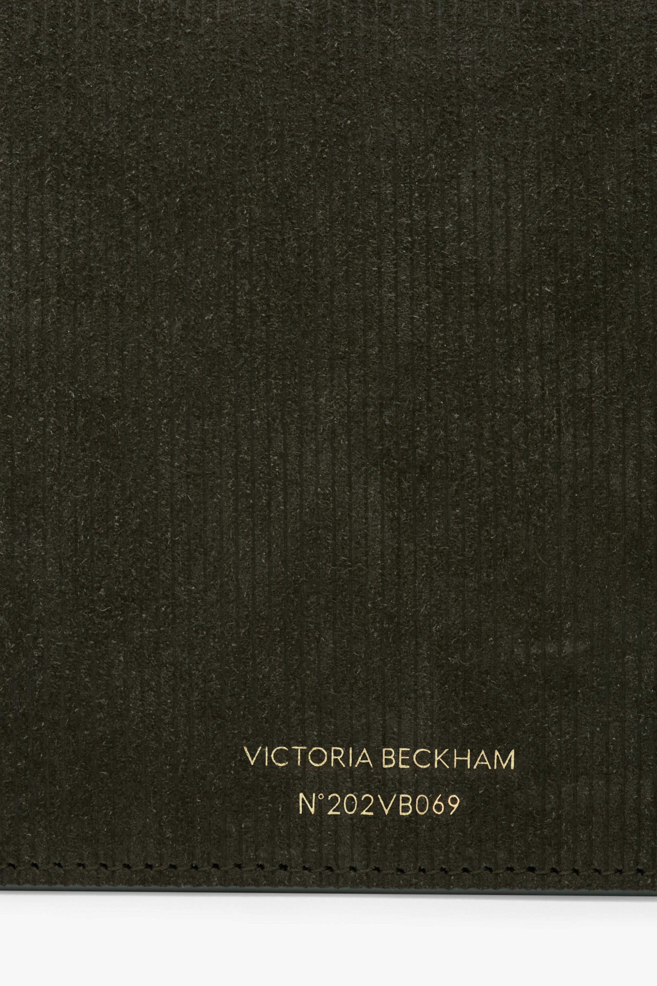 Mini Dorian Bag In Dark Olive Stripe Embossed Suede - 6