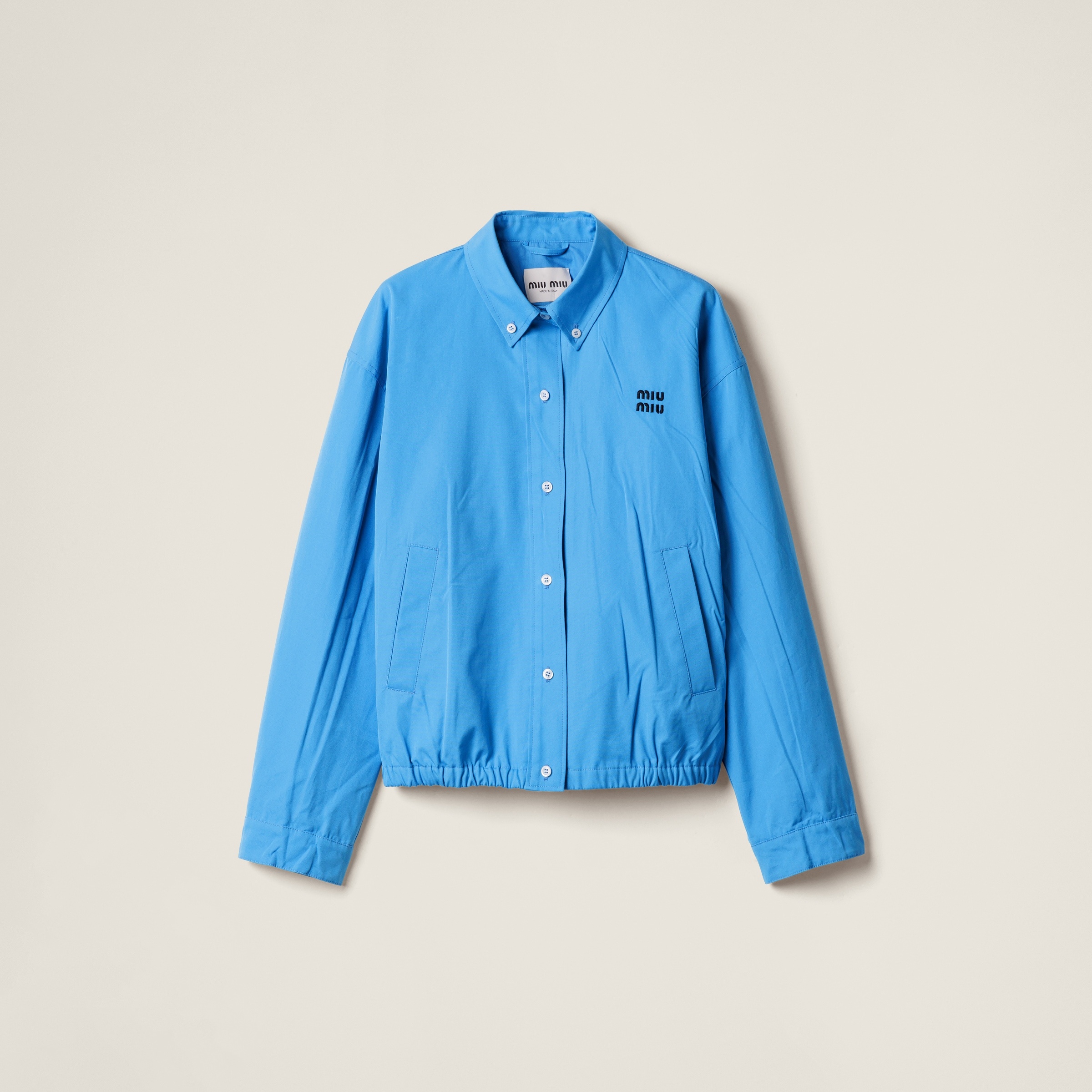 Poplin blouson jacket - 1